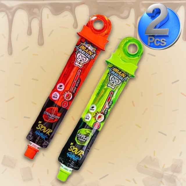 Brain Blasters Strawberry & Green Apple ( 2PCs-Imported )
