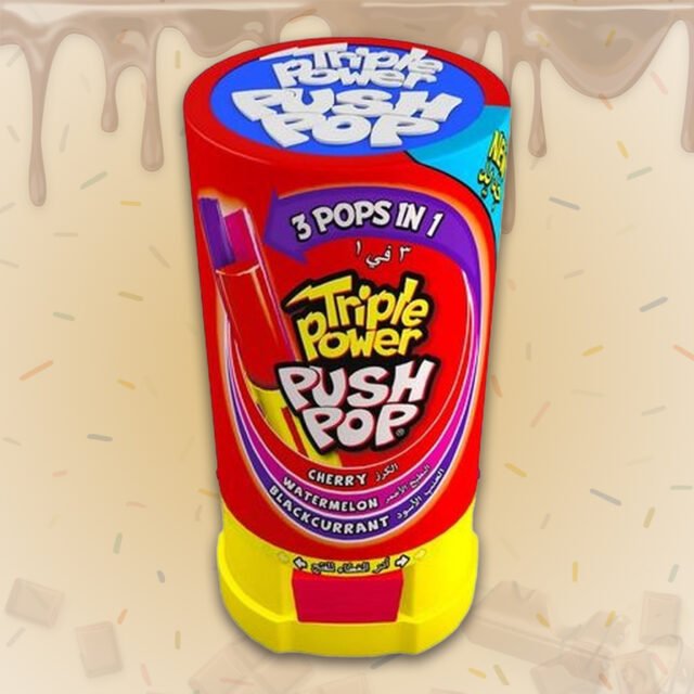 Bazooka Triple Power Push Pop 34 g ( Imported )