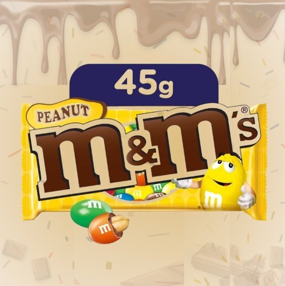 M&M Peanuts 45 g ( Imported )